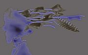 "Spirit Woman at Night", Photograph/Adobe Photoshop tools, 555 X 352 pix (572.3K), 2007