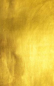 Shiny yellow leaf gold foil