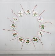 Icehouse installation paintings wall