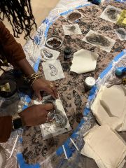 Mussel Island Collaborative Banner in process, 2025