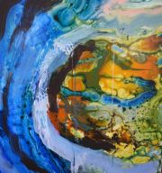 8 Algae, Oil on Panel 30 x 30%22