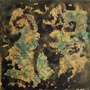 TT 7 - 21%22 x 21%22 - Collagraph on Canvas - $4000