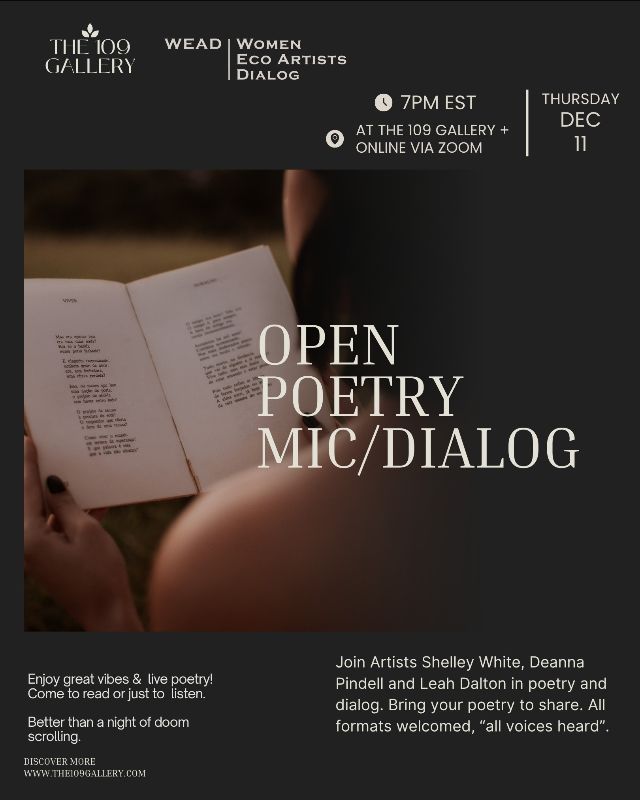 Open Poetry Mic/Dialog, as part of WEAD's exhibition Borders & Bodies: Ecologies of Consent
